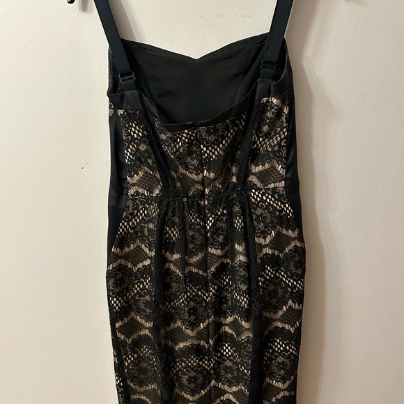 Rag and bone Black lace dress with nude lining size 4 - Picture 4 of 6